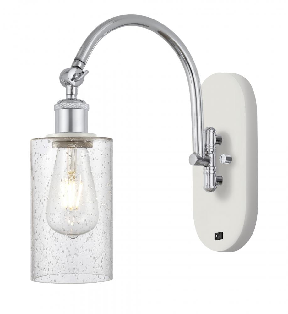 Clymer - 1 Light - 4 inch - White Polished Chrome - Adjustable Swing Arm