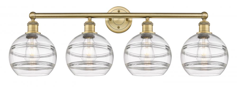 Rochester - 4 Light - 35 inch - Brushed Brass - Bath Vanity Light