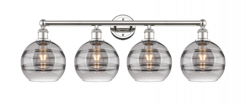 Rochester - 4 Light - 35 inch - Polished Nickel - Bath Vanity Light