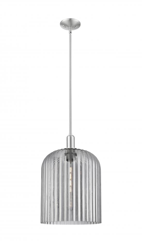 Bridal Veil - 1 Light - 12 inch - Brushed Satin Nickel - Mini Pendant