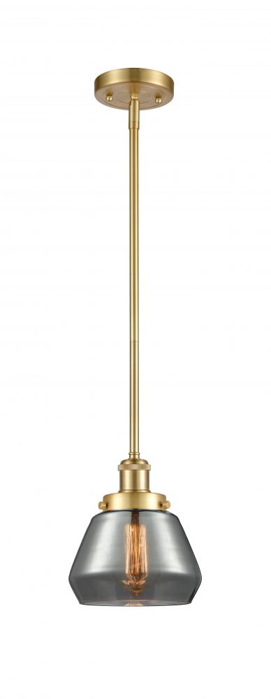 Fulton - 1 Light - 6 inch - Satin Gold - Mini Pendant