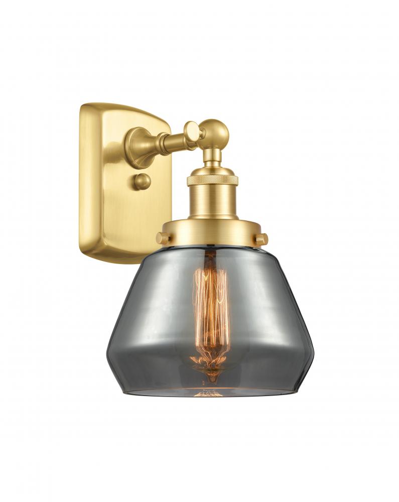 Fulton - 1 Light - 6 inch - Satin Gold - Sconce