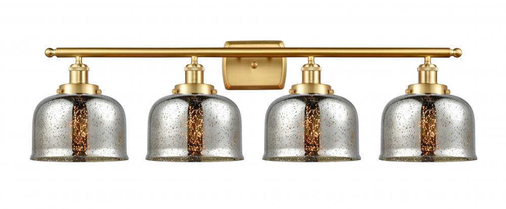 Bell - 4 Light - 38 inch - Satin Gold - Bath Vanity Light