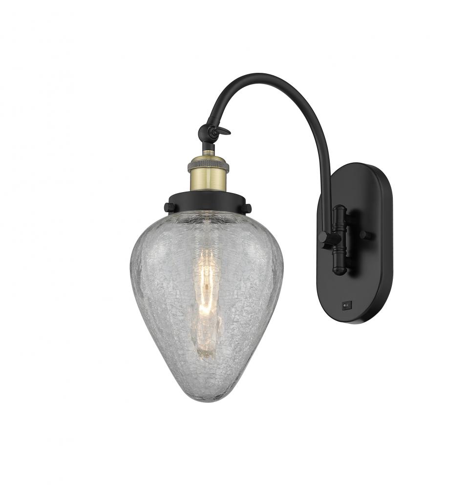Geneseo - 1 Light - 7 inch - Black Antique Brass - Adjustable Swing Arm
