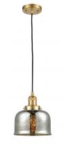 Innovations Lighting 201C-SG-G78 - Bell - 1 Light - 8 inch - Satin Gold - Cord hung - Mini Pendant