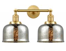 Innovations Lighting 208-SG-G78-LED - Bell - 2 Light - 19 inch - Satin Gold - Adjustable Bath Vanity Light