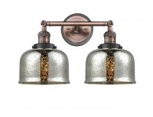 Innovations Lighting 208BP-ACBK-G78 - Bell - 2 Light - 18 inch - Antique Copper - Adjustable Bath Vanity Light