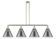 Innovations Lighting 214-SN-G43-L-LED - Cone - 4 Light - 56 inch - Brushed Satin Nickel - Stem Hung - Adjustable Island Light