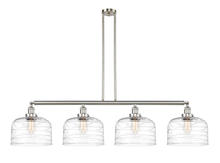 Innovations Lighting 214-SN-G713-L-LED - Bell - 4 Light - 54 inch - Brushed Satin Nickel - Stem Hung - Adjustable Island Light