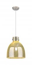 Innovations Lighting 410-1PM-SN-G412-12ME - Newton Bell - 1 Light - 12 inch - Satin Nickel - Cord hung - Pendant
