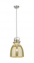 Innovations Lighting 410-1SM-SN-G412-10ME - Newton Bell - 1 Light - 10 inch - Satin Nickel - Mini Pendant