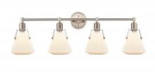 Innovations Lighting 422-4W-SN-G4221-7-LED - Luna - 4 Light - 40 inch - Satin Nickel - Bath Vanity Light