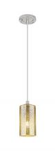 Innovations Lighting 434-1P-SN-G434-7ME - Crown Point - 1 Light - 5 inch - Satin Nickel - Pendant