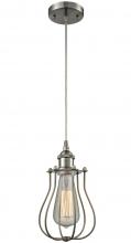 Innovations Lighting 516-1P-SN-CE513-LED - Muselet - 1 Light - 6 inch - Brushed Satin Nickel - Cord hung - Mini Pendant