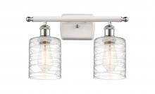 Innovations Lighting 516-2W-WPC-G1113-LED - Cobbleskill - 2 Light - 15 inch - White Polished Chrome - Bath Vanity Light