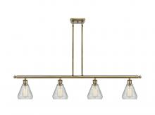 Innovations Lighting 516-4I-AB-G275 - Conesus - 4 Light - 48 inch - Antique Brass - Cord hung - Island Light