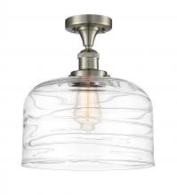 Innovations Lighting 517-1CH-SN-G713-L-LED - Bell - 1 Light - 12 inch - Brushed Satin Nickel - Semi-Flush Mount