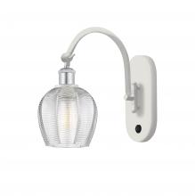 Innovations Lighting 518-1W-WPC-G462-6-LED - Norfolk - 1 Light - 6 inch - White Polished Chrome - Adjustable Swing Arm