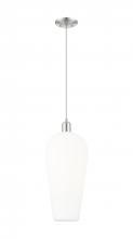 Innovations Lighting 716-1P-SN-G456-8WH - Chelsea - 1 Light - 6 inch - Brushed Satin Nickel - Cord hung - Mini Pendant
