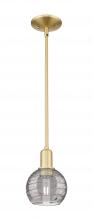 Innovations Lighting 716-1S-SG-G1213-6SM - Athens Deco Swirl - 1 Light - 6 inch - Satin Gold - Mini Pendant