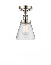 Innovations Lighting 916-1C-PN-G64-LED - Cone - 1 Light - 6 inch - Polished Nickel - Semi-Flush Mount