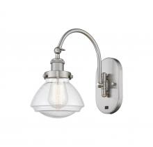 Innovations Lighting 918-1W-SN-G324-LED - Olean - 1 Light - 7 inch - Brushed Satin Nickel - Adjustable Swing Arm