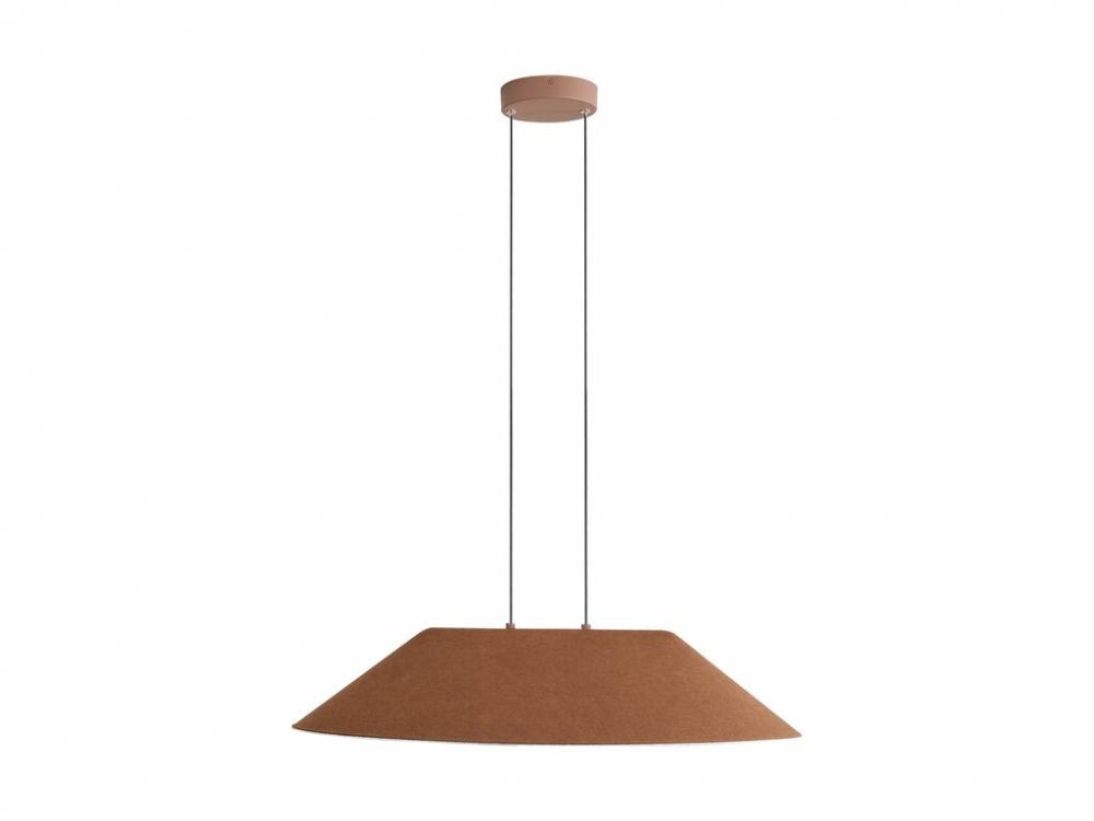 Faroe 30" LED Pendant in Coffee/Black