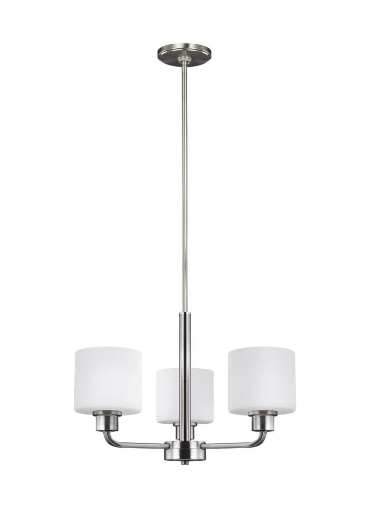 Canfield Three Light Chandelier