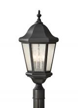Generation Lighting OL5907EN/BK - Martinsville Three Light Outdoor Post Lantern