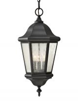 Generation Lighting OL5911EN/BK - Martinsville Three Light Outdoor Pendant Lantern