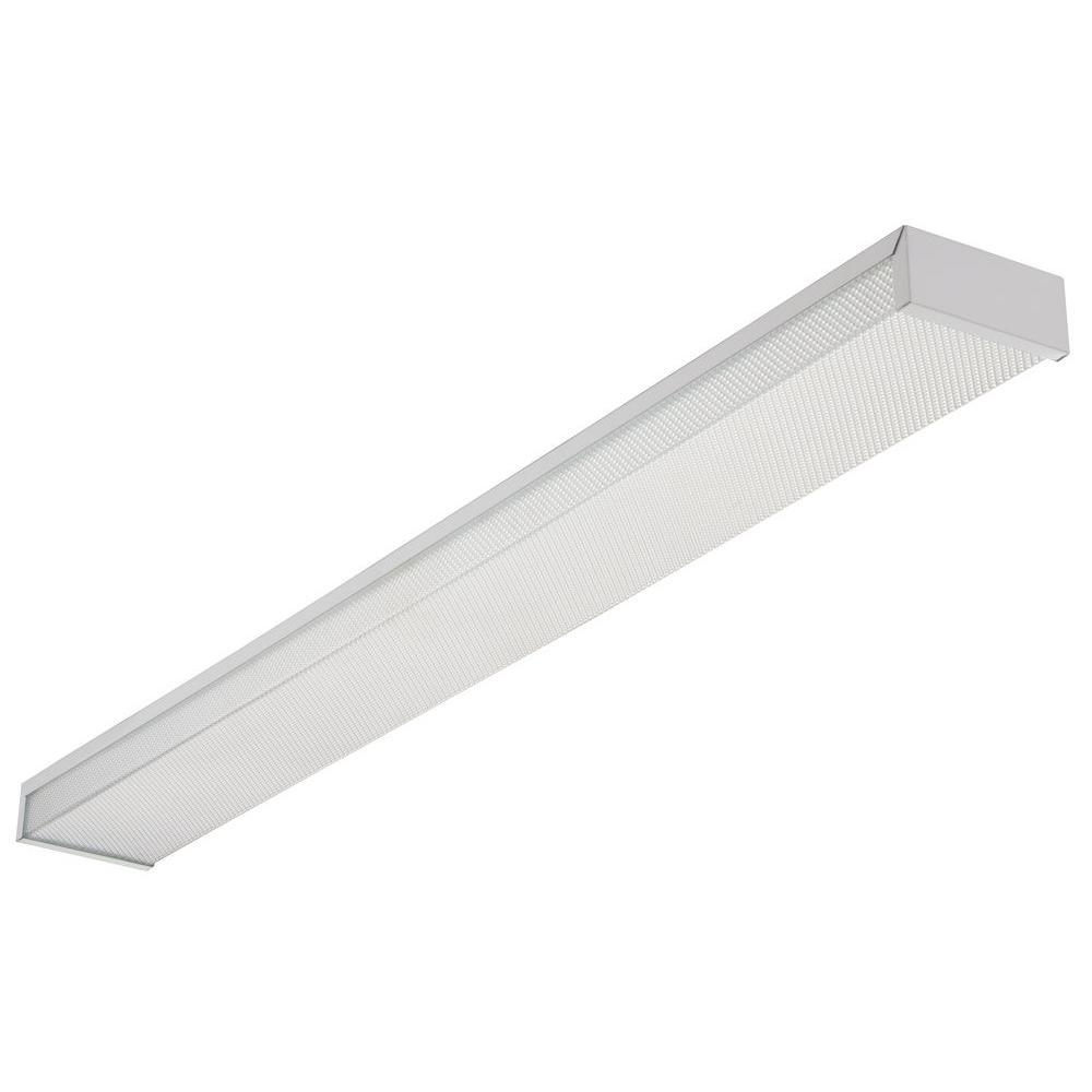 4 ft. 2-Light White Fluorescent Narrow End Utility Light