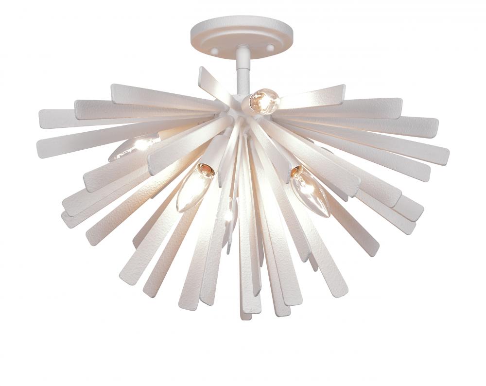 CONFLUENCE - 6 LIGHTS SEMI FLUSH
