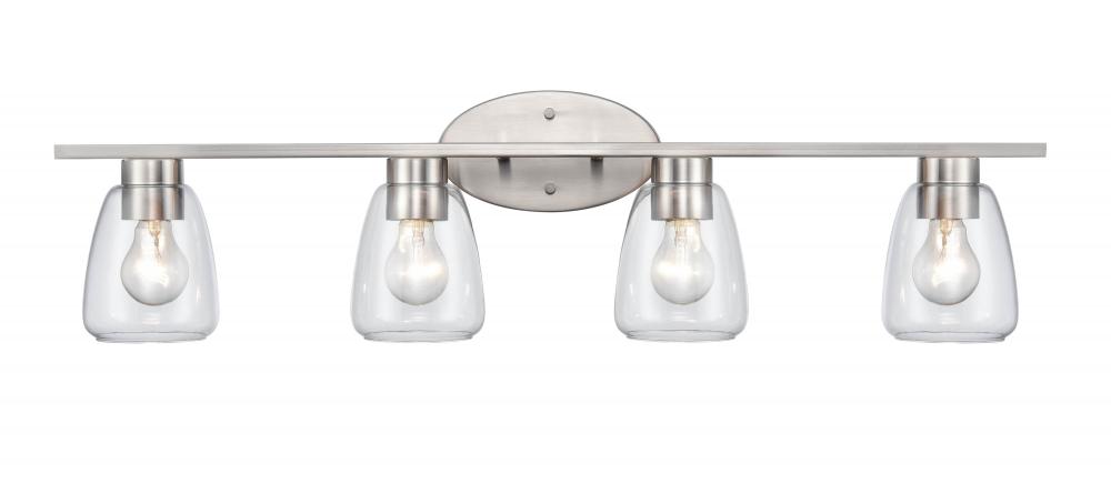 4-Light Vanity Brushed Nickel