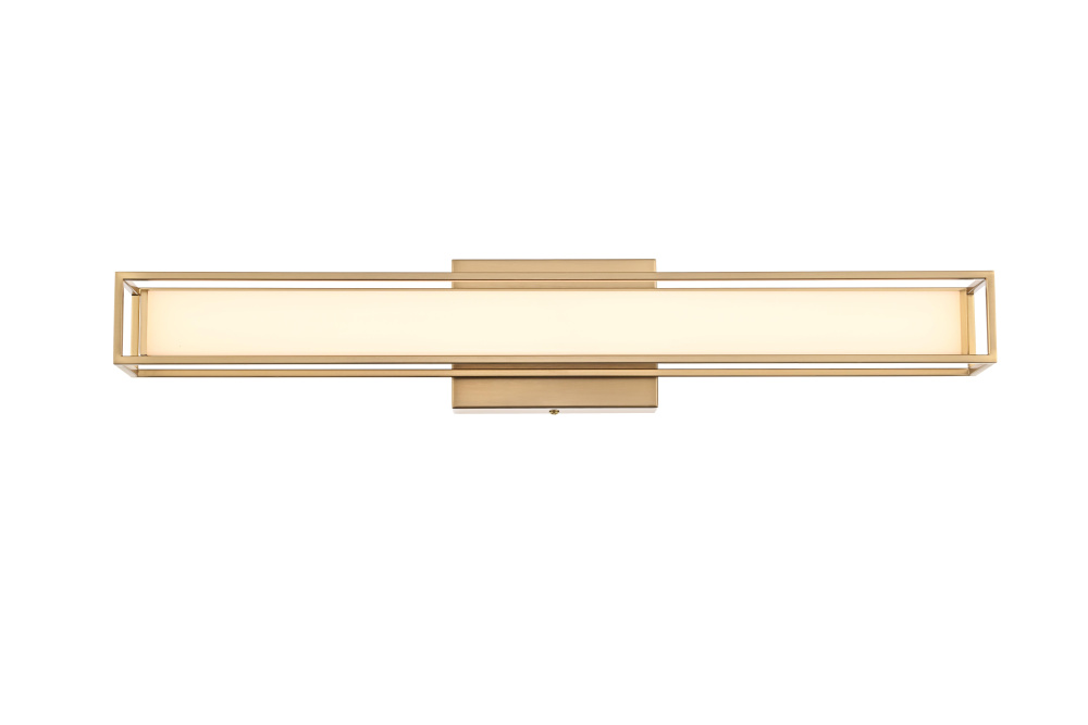Aden 24 inch LED Wall Sconce in Satin Gold