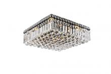 Elegant V2032F16BK/RC - Maxime 16 inch black flush mount