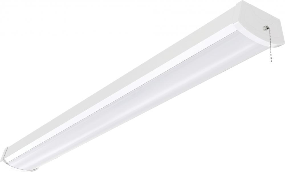 LED 4' Ceiling Wrap with Pull Chain; 40 Watts; 4000K; 120-277V