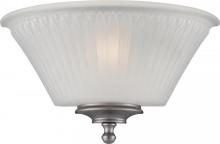 Nuvo 60/5371 - 1-Light Wall Sconce in Aged Pewter Finish with a Frosted Glass Shade